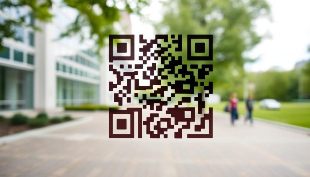 DTU campus QR code