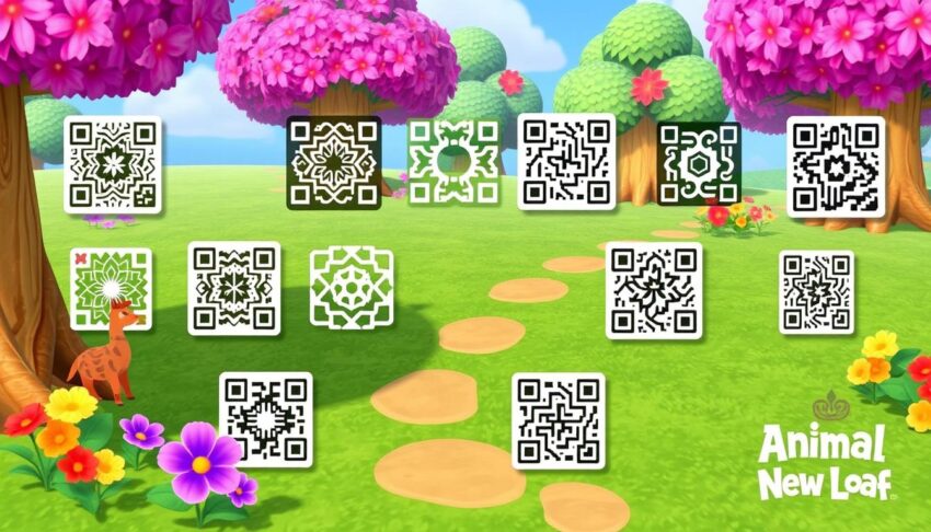 acnl dirt path qr